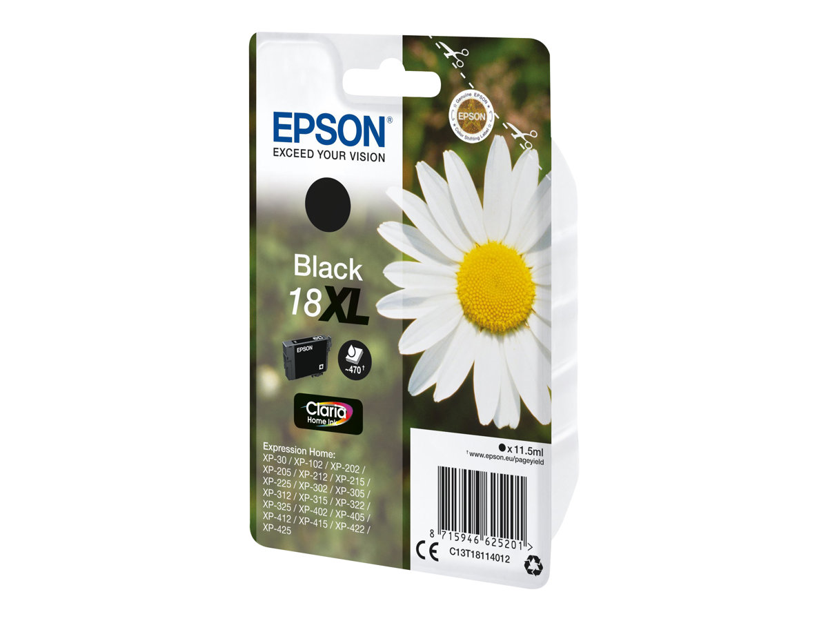 Tinteiro Epson 18XL Preto Original - Imagem 2
