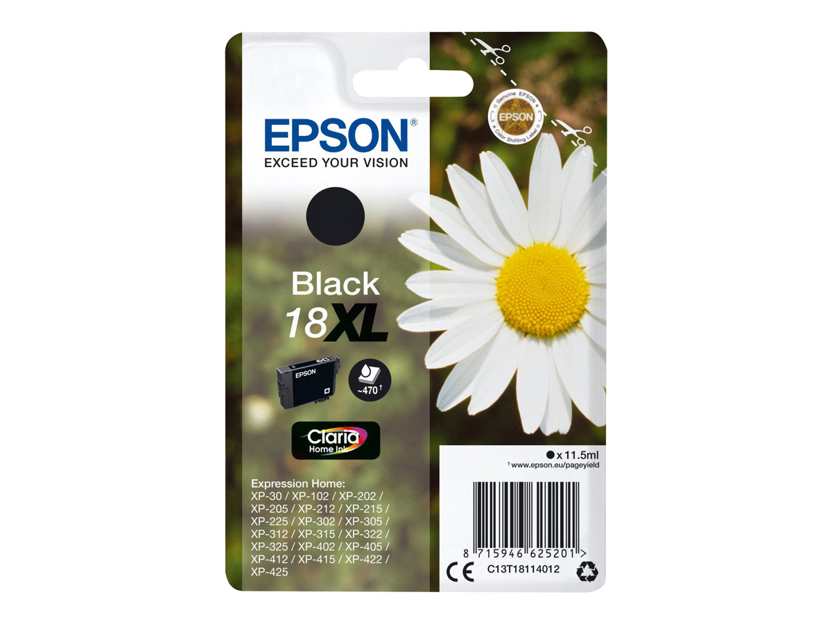 Tinteiro Epson 18XL Preto Original