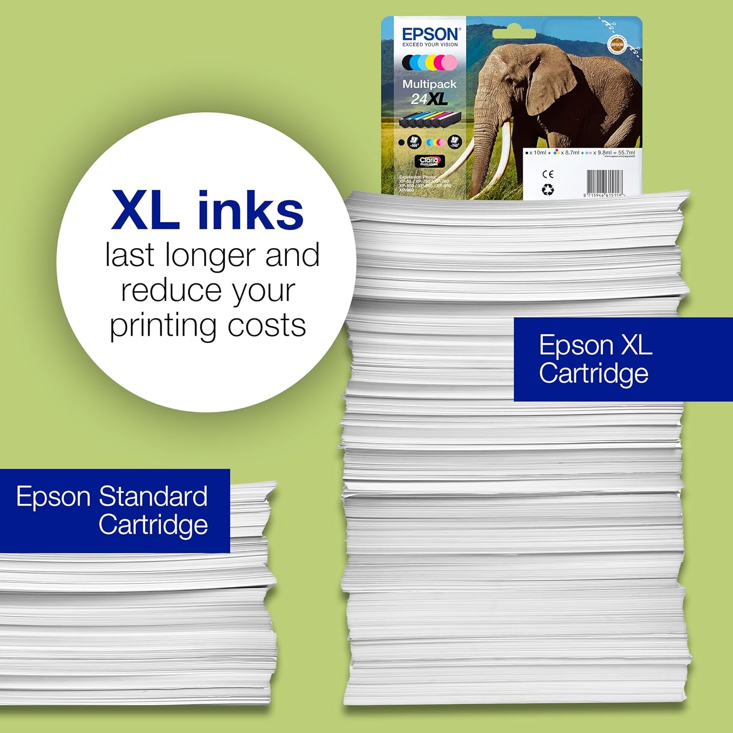 Tinteiro Epson 24 Preto 5.1ml Original - Imagem 4