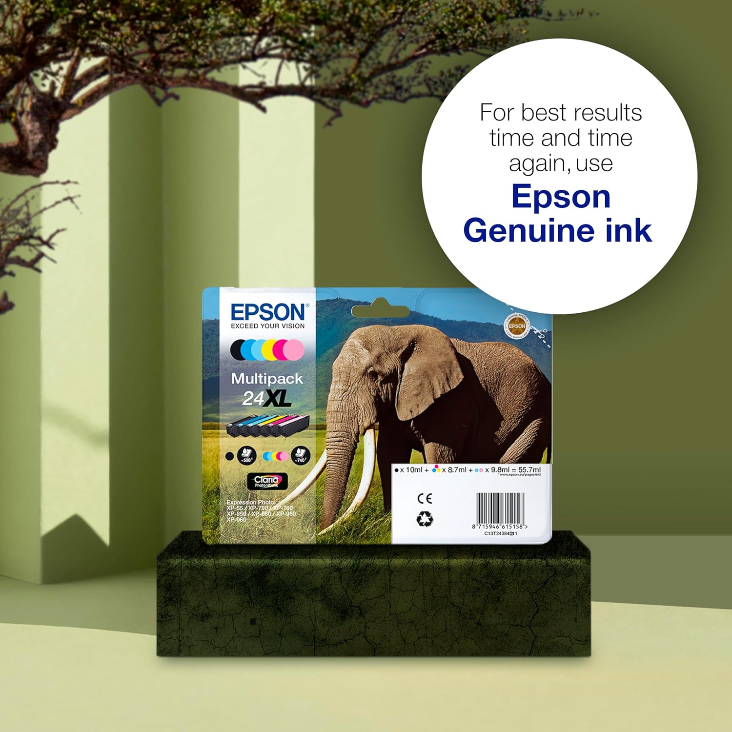 Tinteiro Epson 24 Cyan 4.6 ml Original - Imagem 3