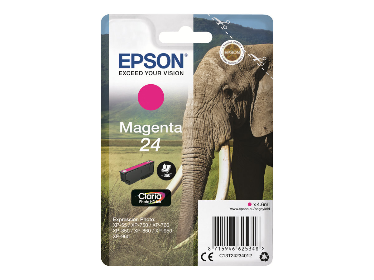 Tinteiro Epson 24 Magenta Original 4.6 ml - Imagem 2