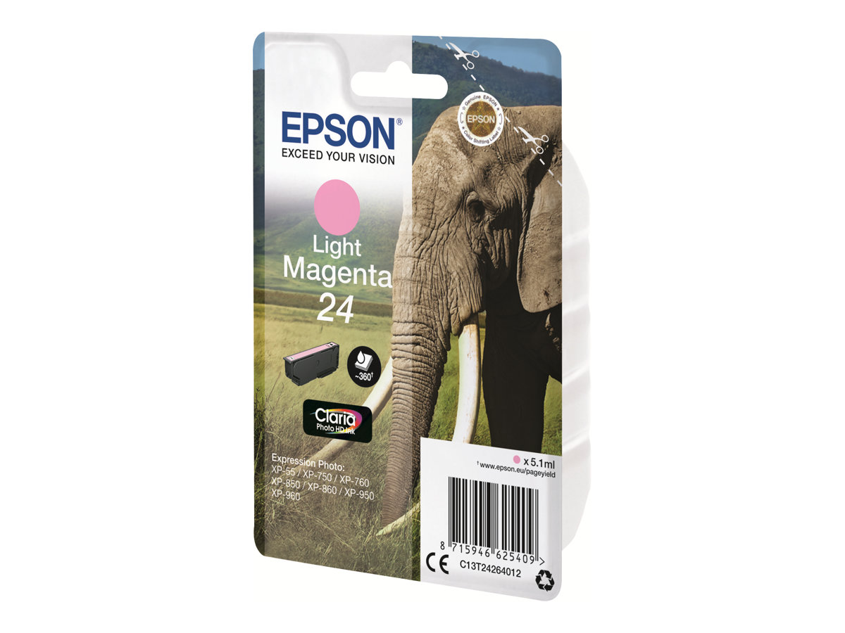 Tinteiro Epson 24 Original Magenta Claro 5.1 ml