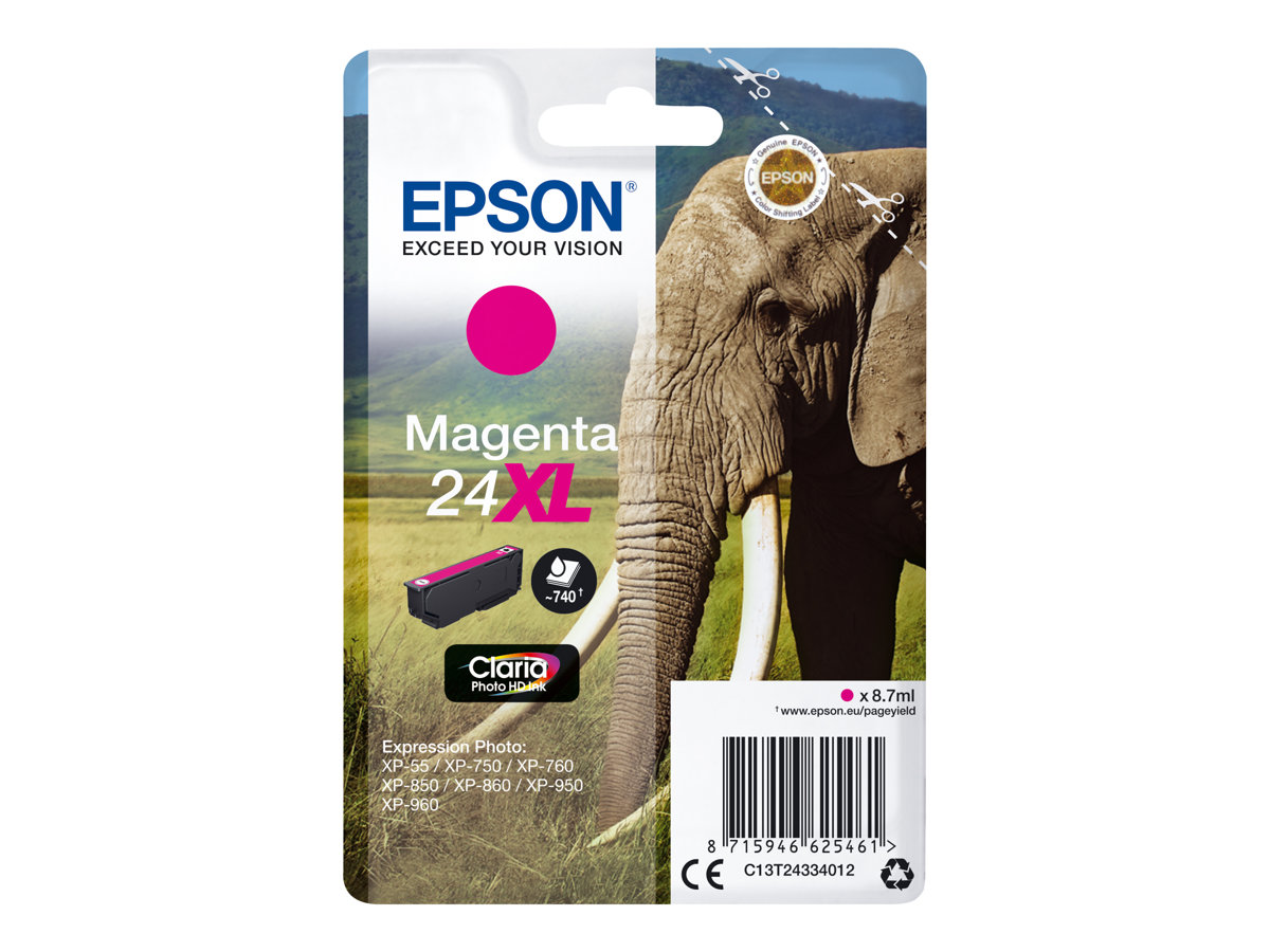 Tinteiro Epson 24XL Magenta XL Original - Imagem 1