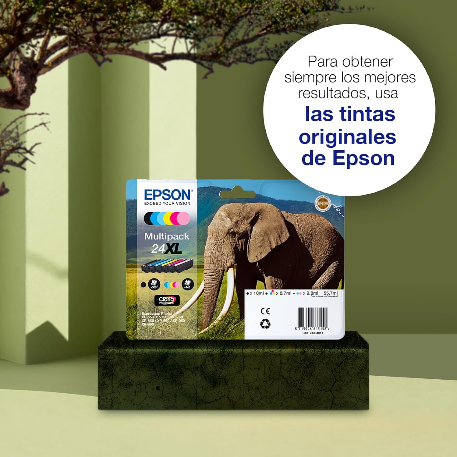 Tinteiro Epson 24XL Cyan XL - Imagem 3