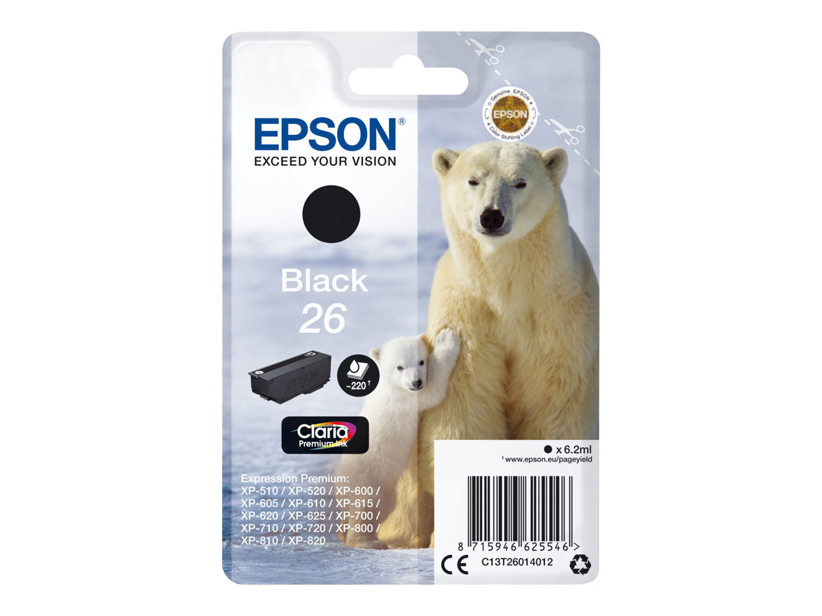 Tinteiro Epson 26 Preto Original - Imagem 2