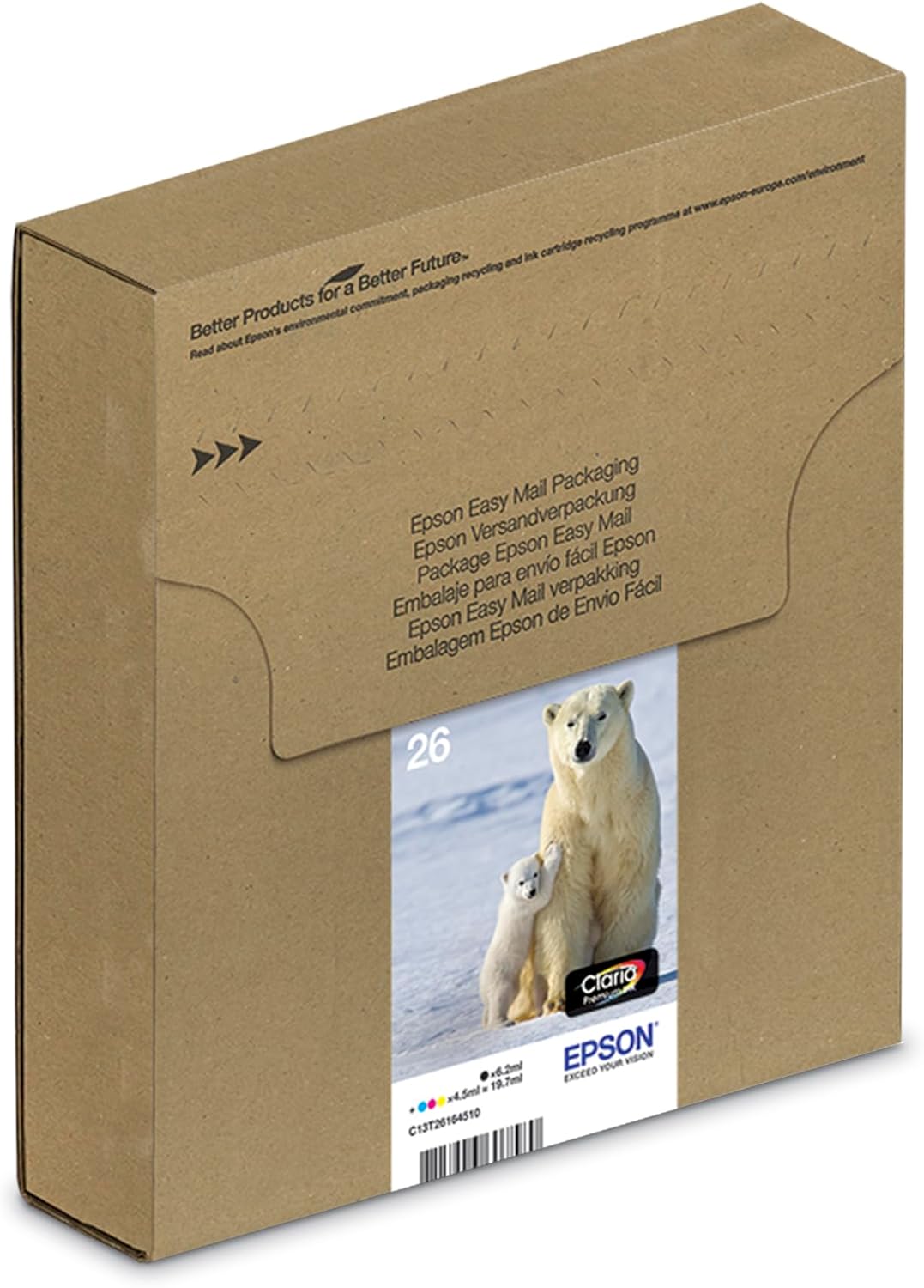 Tinteiro Epson 26 Preto Foto 4.7ml Original