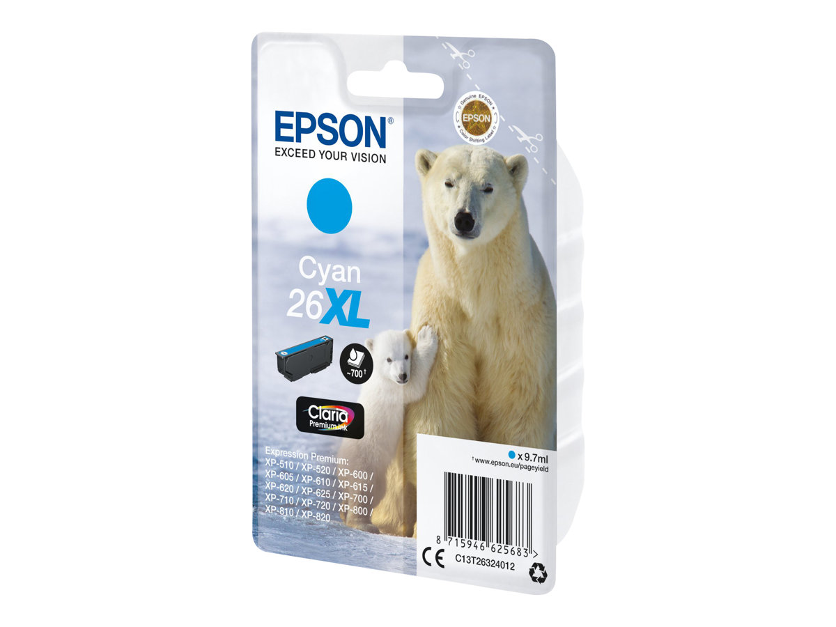 Tinteiro Epson 26XL Cyan XL - Imagem 2