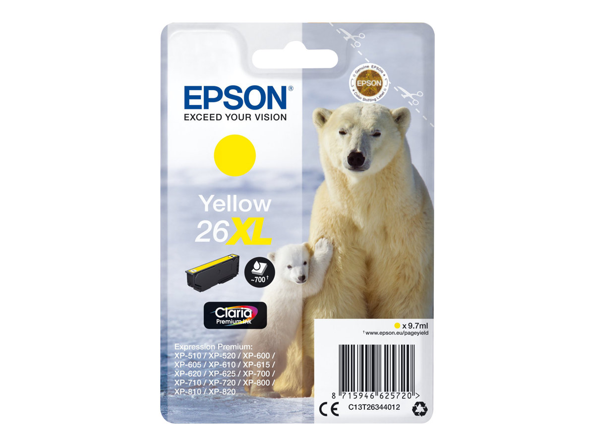 Tinteiro Epson 26XL Amarelo XL - Imagem 2