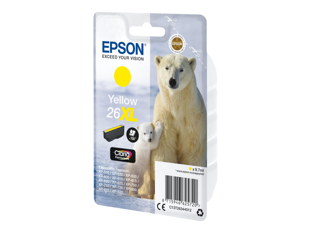 Tinteiro Epson 26XL Amarelo XL - Imagem 1