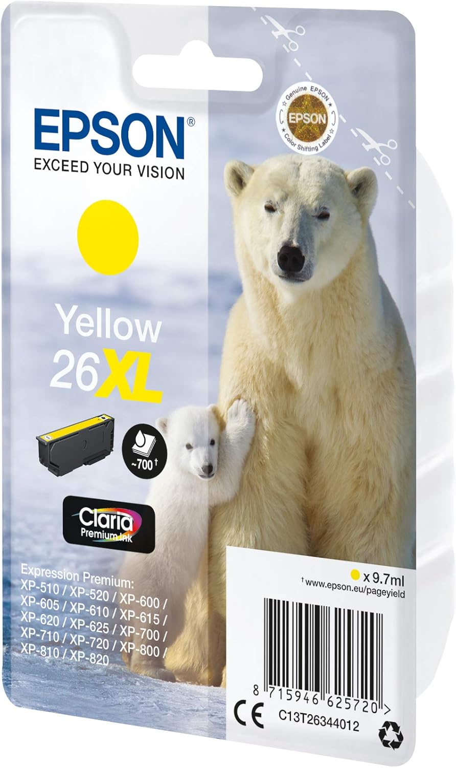 Tinteiro Epson 26XL Amarelo XL - Imagem 3