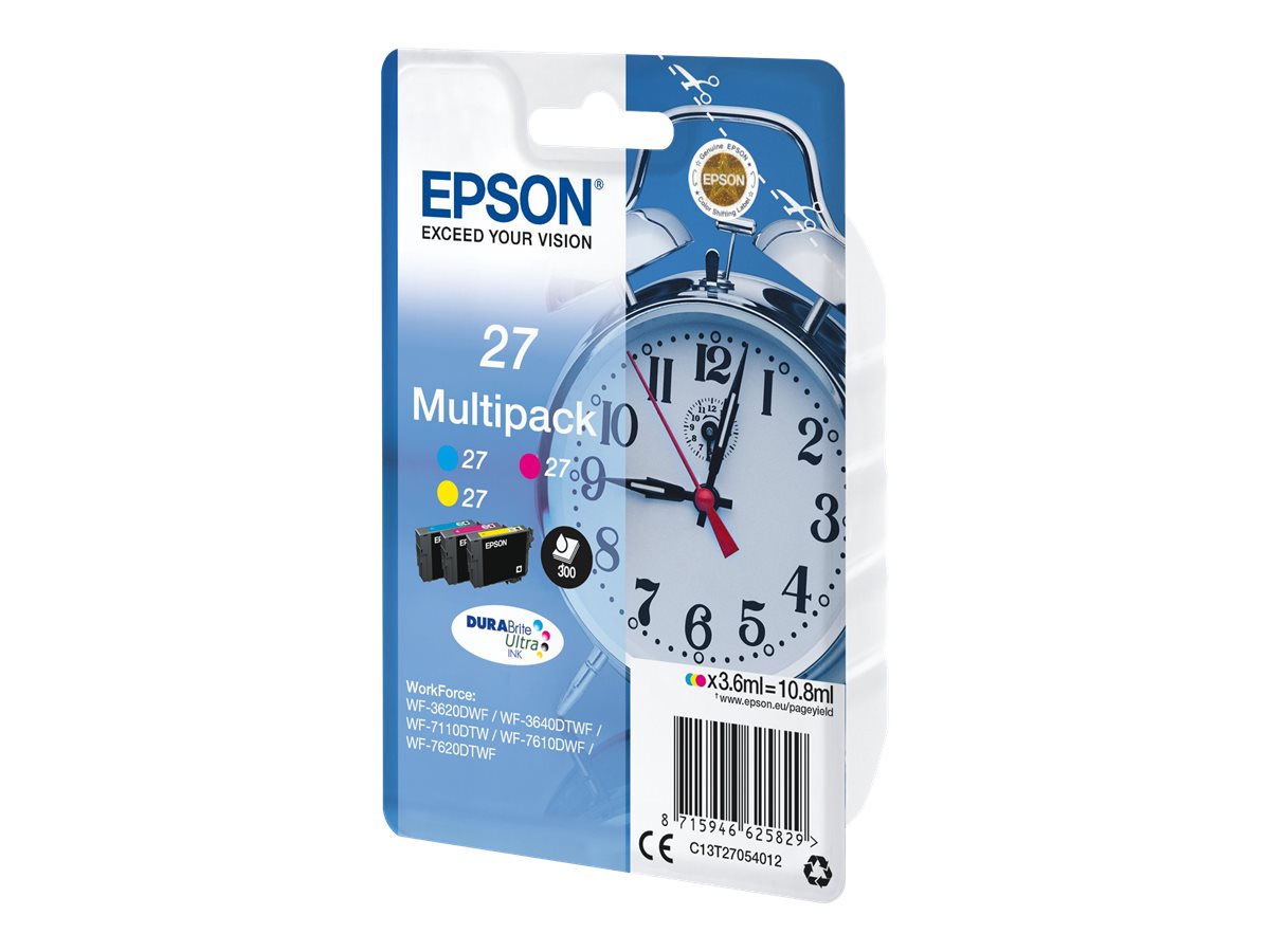 Tinteiro Multipack Epson 27 Cores Amarelo Cyan Magenta - Imagem 1