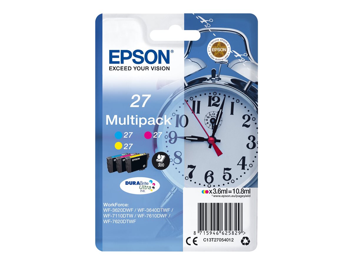 Tinteiro Multipack Epson 27 Cores Amarelo Cyan Magenta - Imagem 2