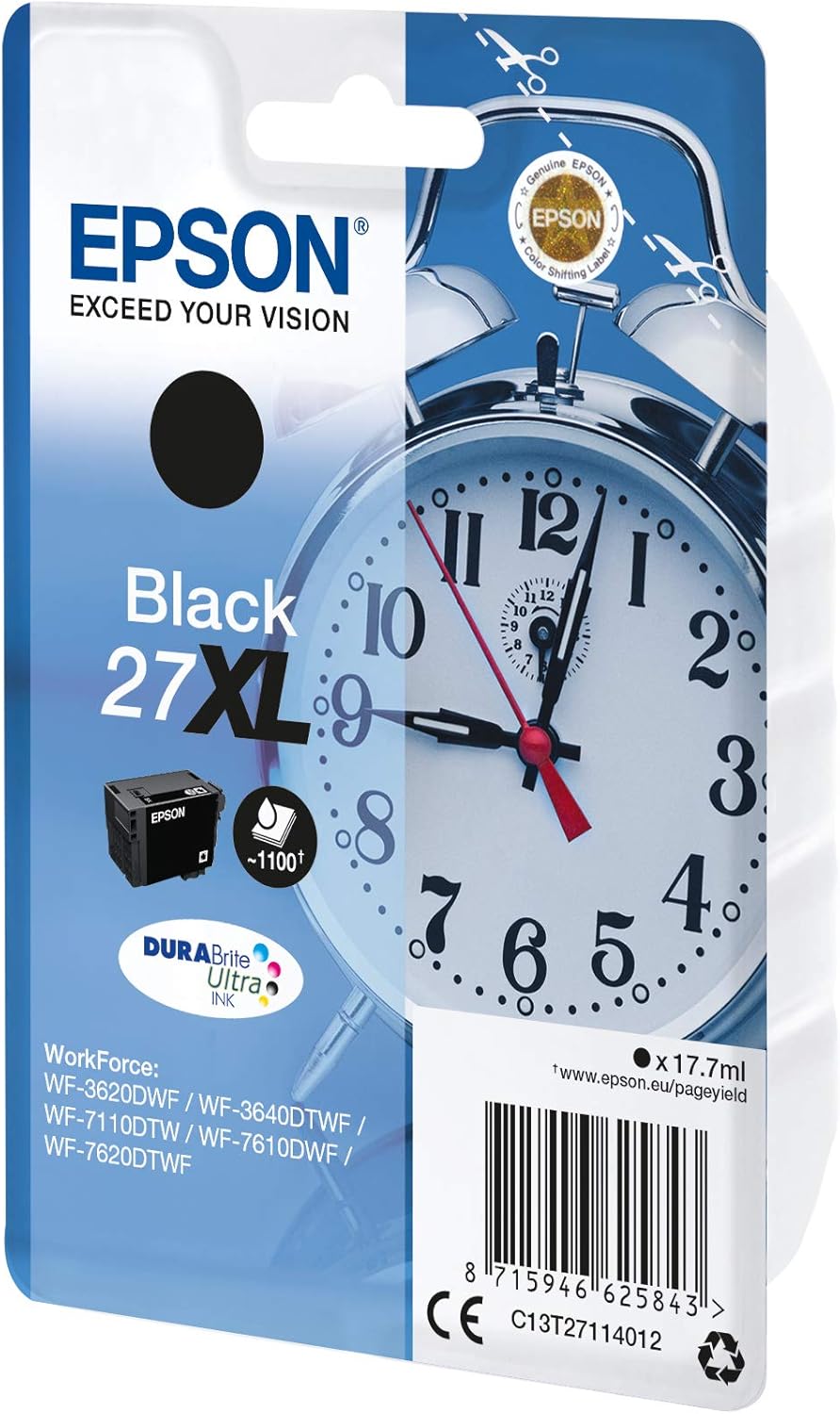 Tinteiro Epson 27XL Preto XL - Imagem 2