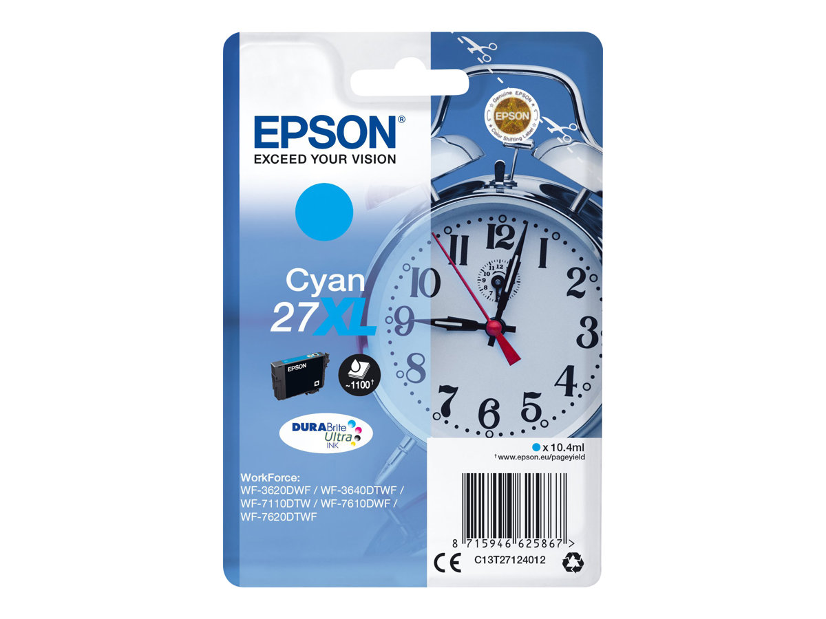 Tinteiro Epson 27XL Cyan 10.4 ml - Imagem 2