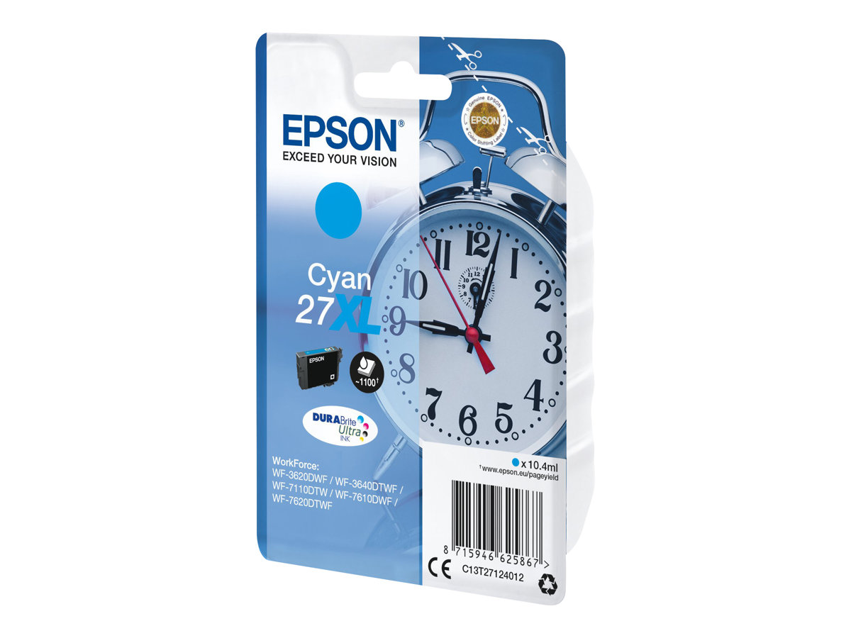 Tinteiro Epson 27XL Cyan 10.4 ml