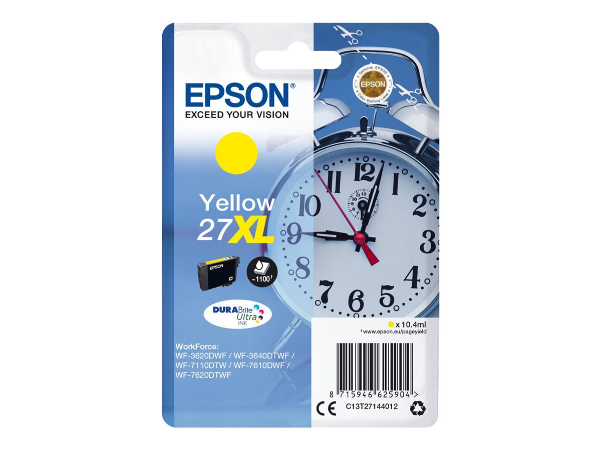 Tinteiro Epson 27 XL Amarelo Original - Imagem 3