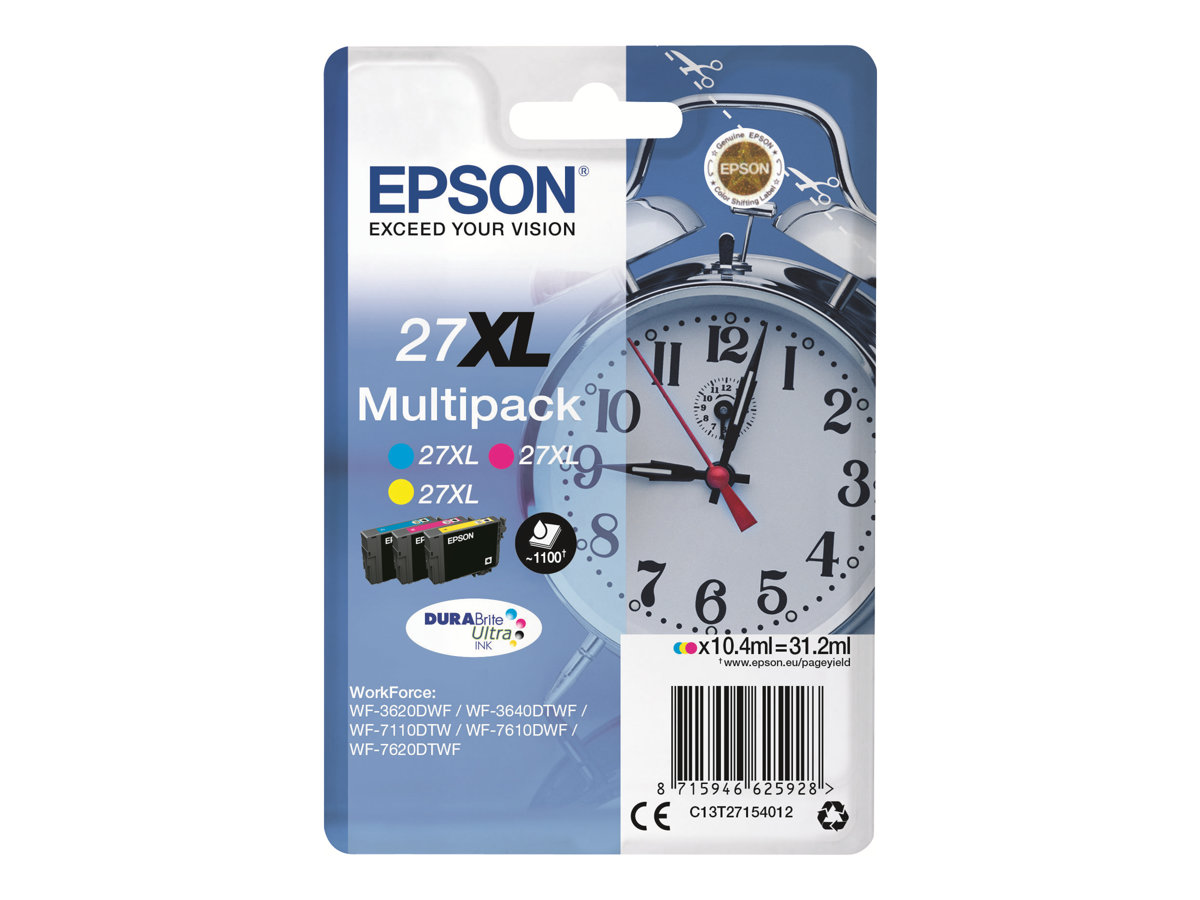 Tinteiros Epson 27XL Multipack XL Pack 3 Original - Imagem 2