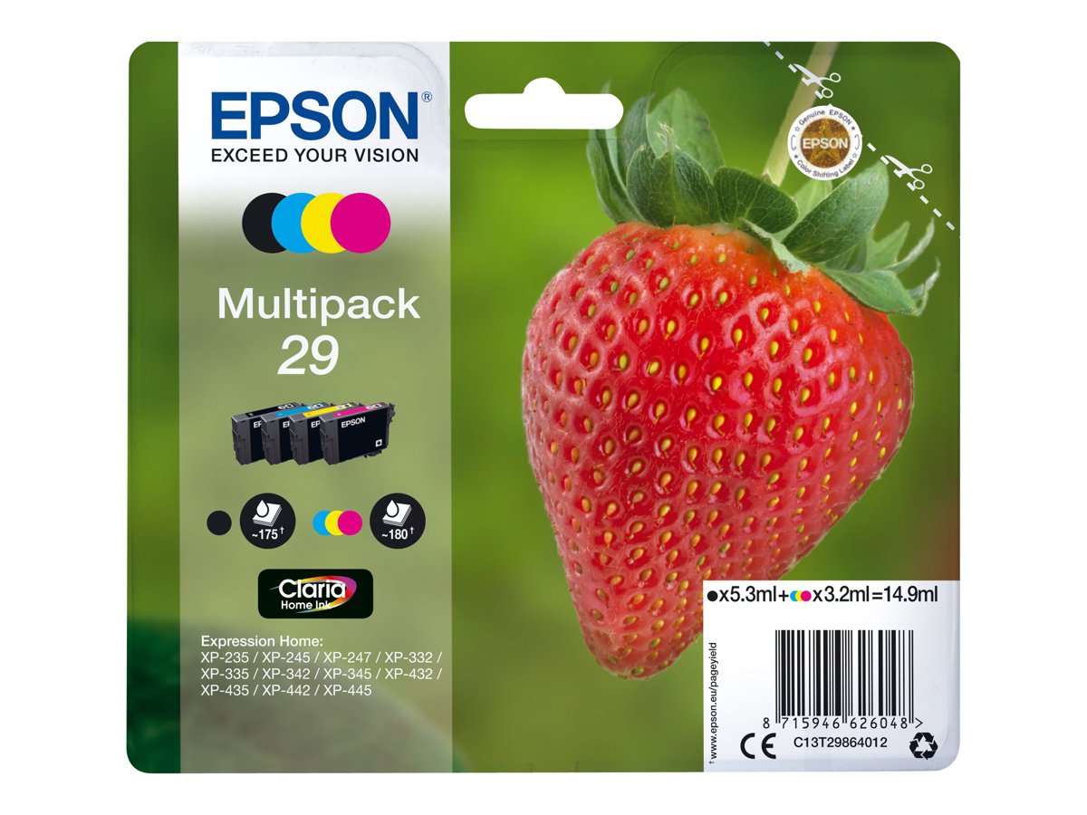 Tinteiro Multipack Epson 29 Original 4 Cores