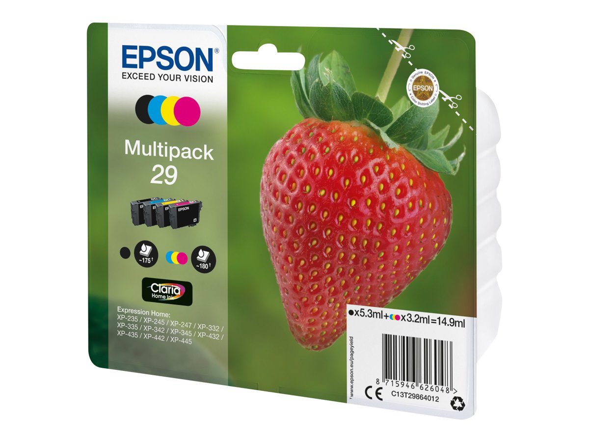 Pack Tinteiros Epson 29 Multipack Preto Ciano Magenta Amarelo - Imagem 3