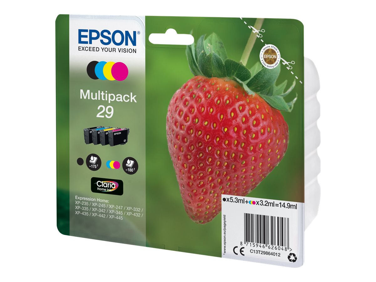 Pack Tinteiros Epson 29 Multipack Preto Ciano Magenta Amarelo - Imagem 2
