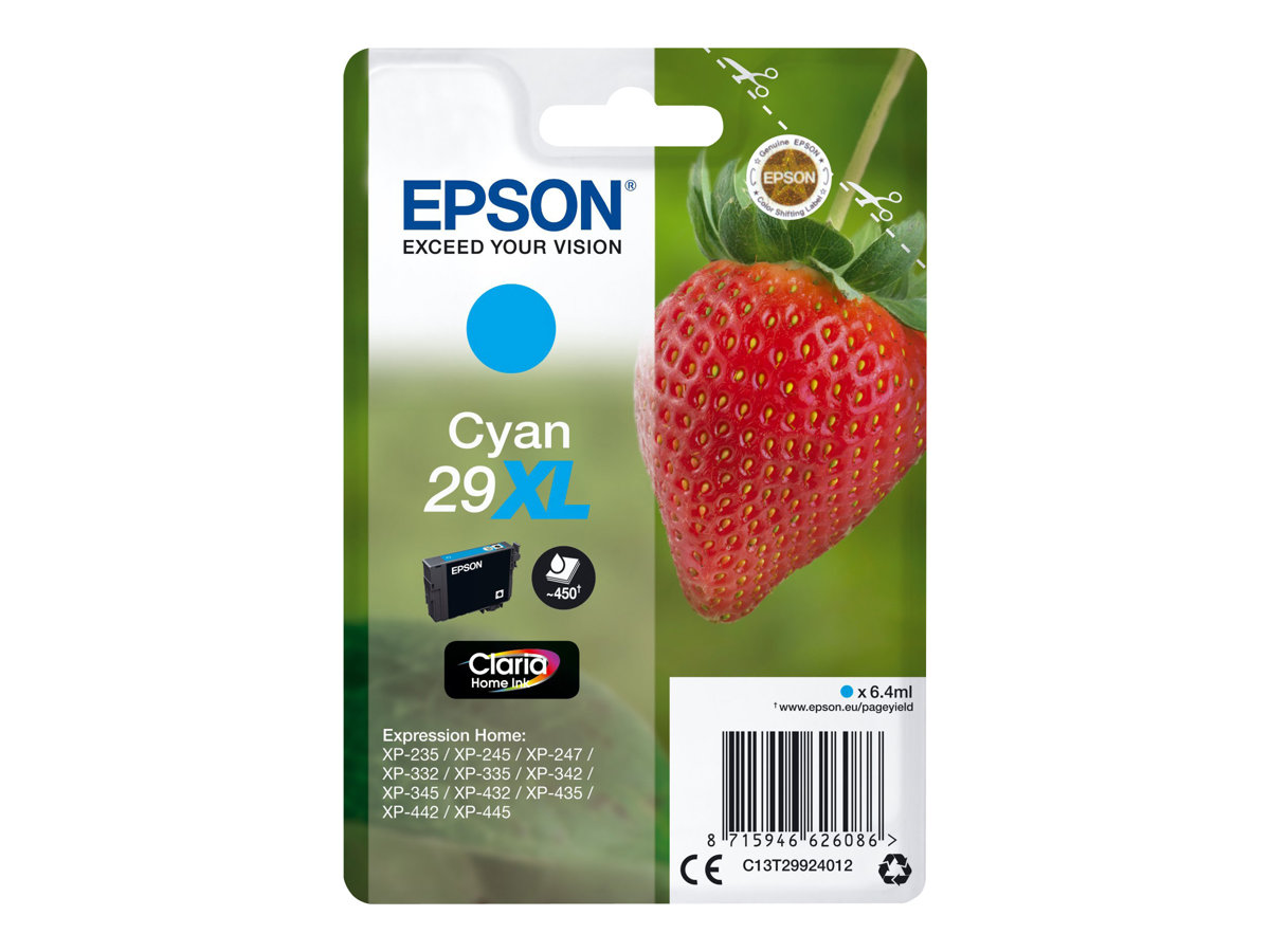Tinteiro Epson 29XL Cyan XL Original