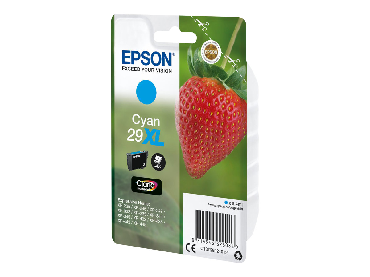 Tinteiro Epson 29XL Cyan XL Original - Imagem 2