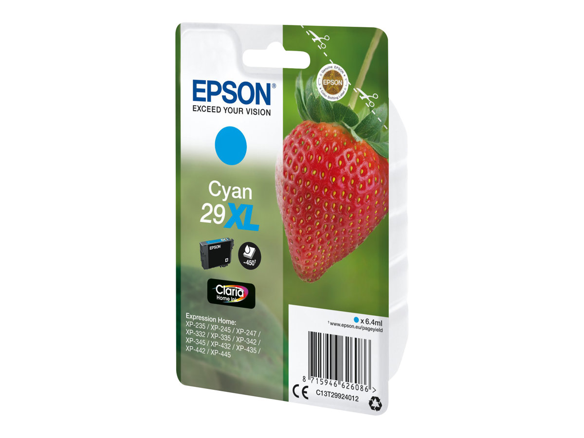 Tinteiro Epson 29XL Ciano XL Original - Imagem 2