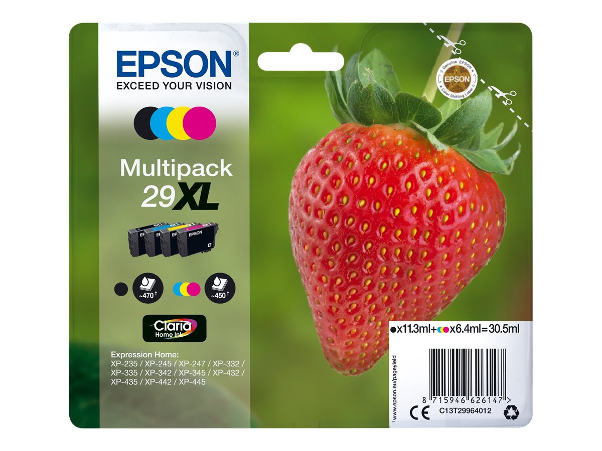 Tinteiro Multipack Epson 29XL XL 4 Cores Original - Imagem 3