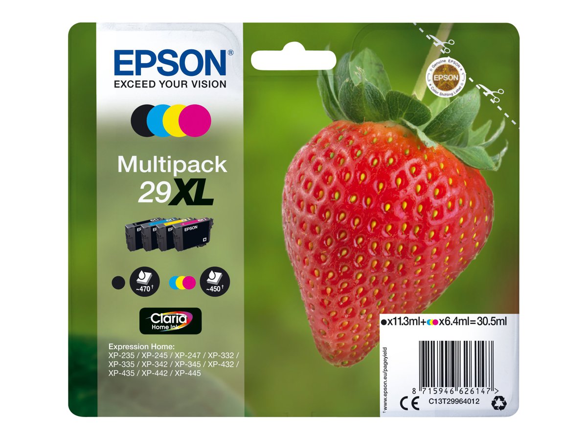 Tinteiro Epson 29XL Multipack XL Preto Cores