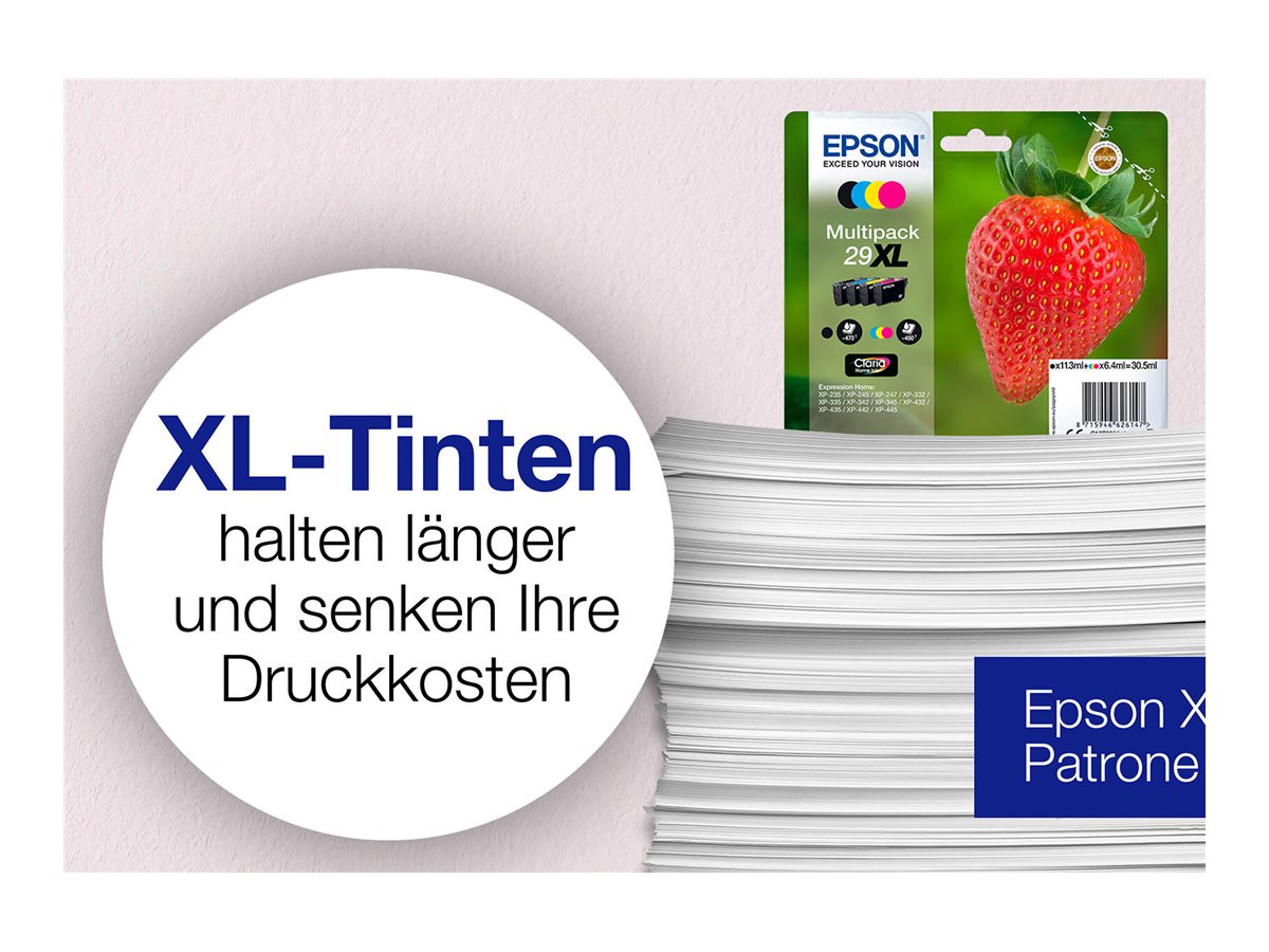 Tinteiro Epson 29XL Multipack XL Preto Cores - Imagem 3