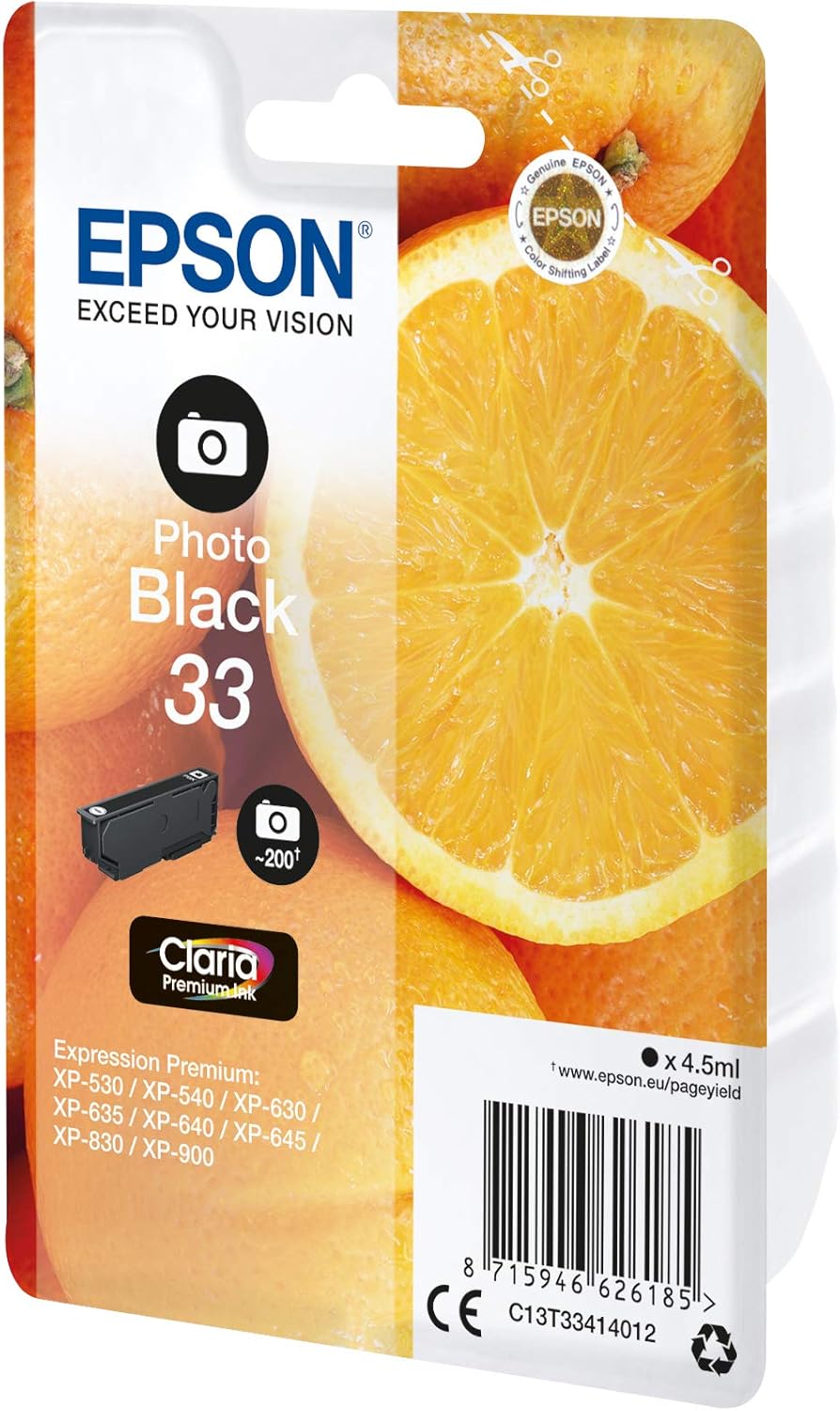Tinteiro Epson 33 Preto Foto 4.5 ml Original - Imagem 2