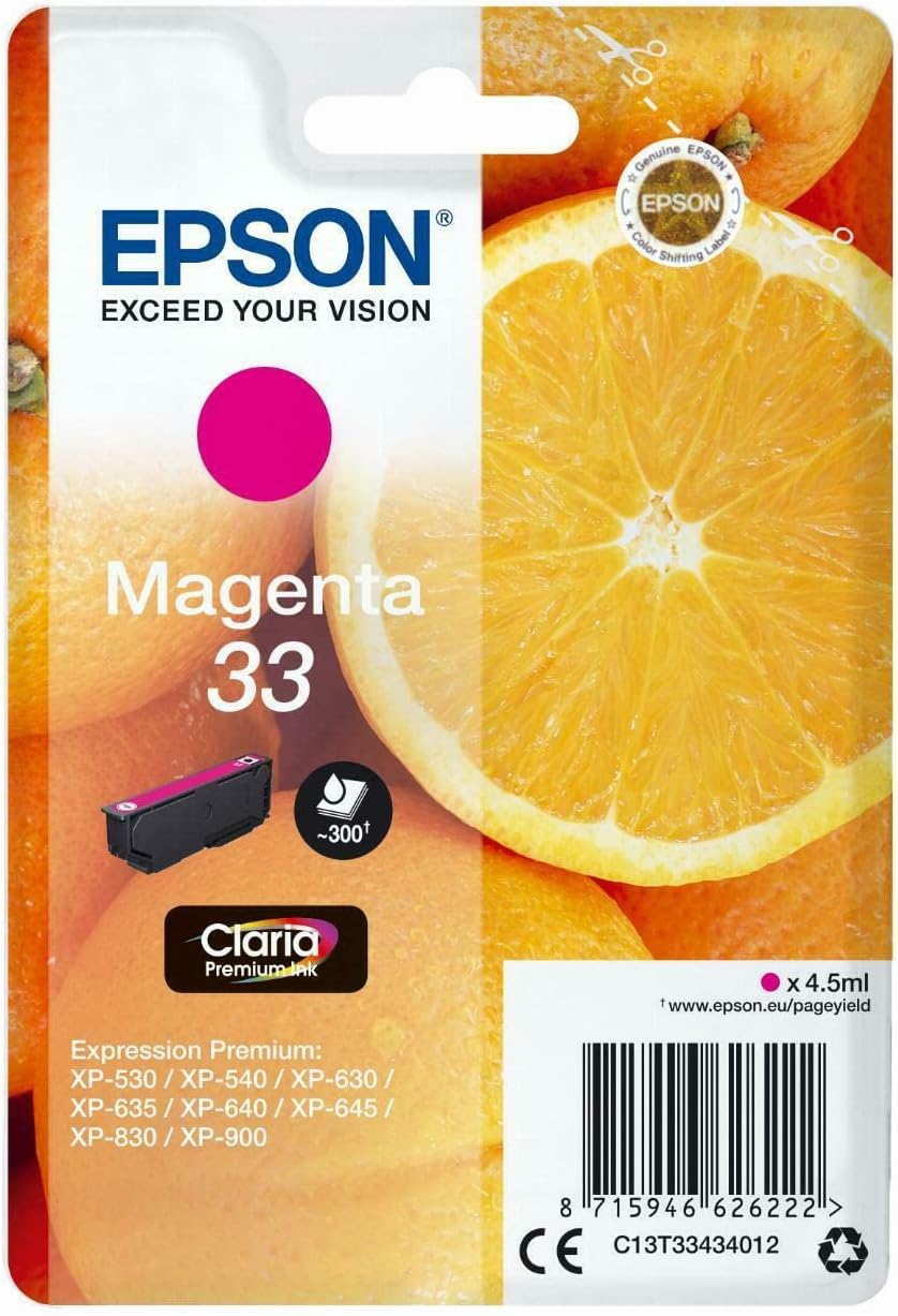 Tinteiro Epson 33 Magenta 4.5 ml Original - Imagem 1