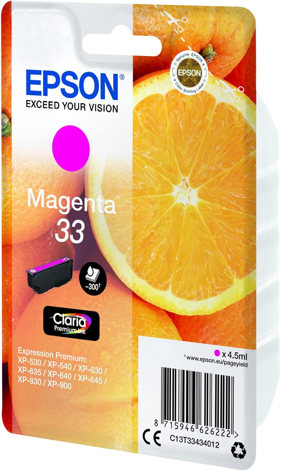 Tinteiro Epson 33 Magenta 4.5 ml Original - Imagem 3