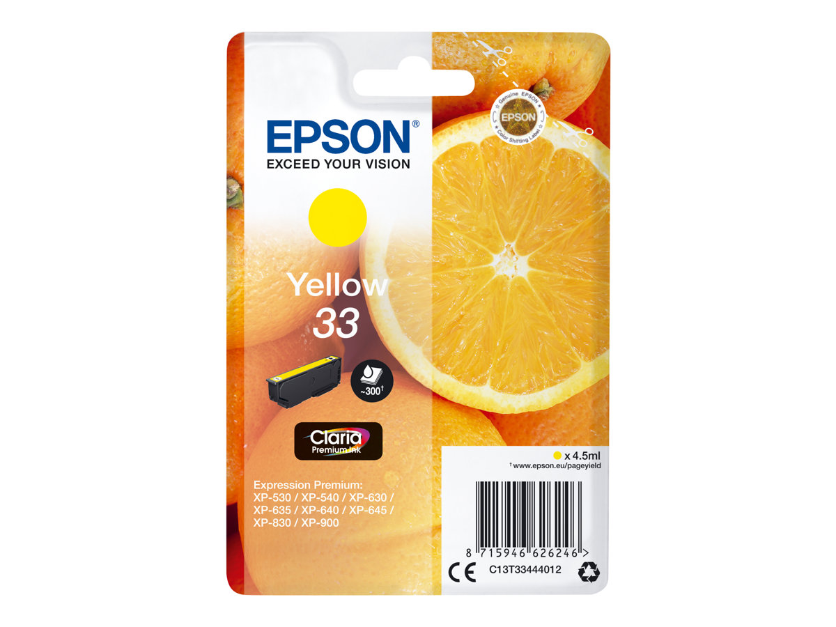 Tinteiro Original Epson 33 Amarelo 4.5ml - Imagem 2
