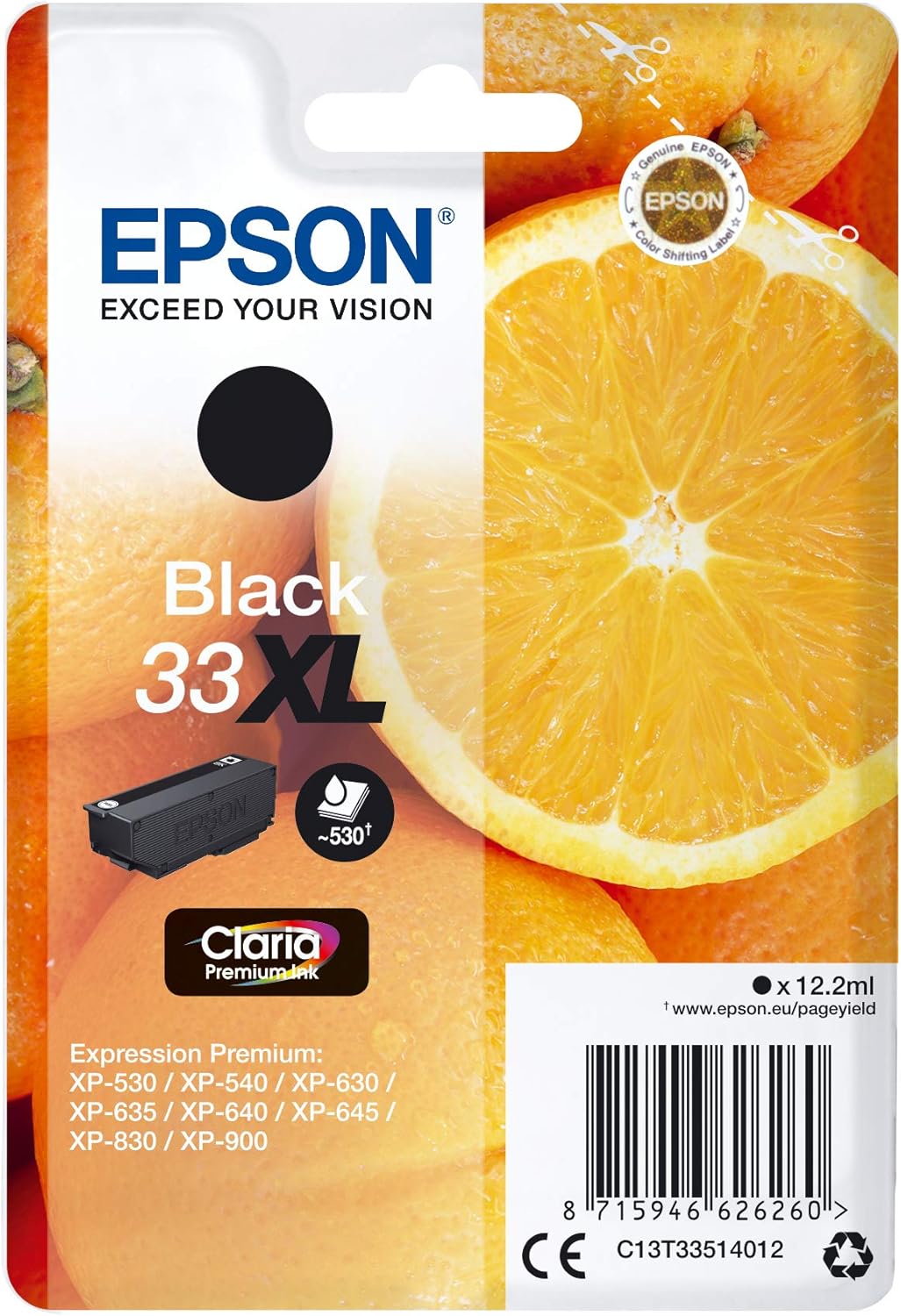 Tinteiro Original Epson 33XL Preto XL