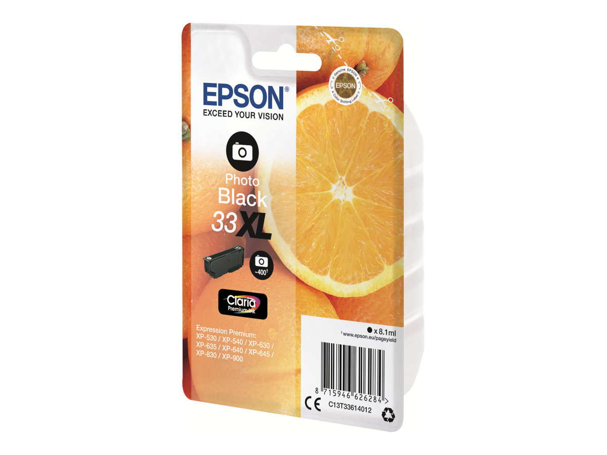 Tinteiro Epson 33XL Preto Foto XL 8.1ml Original - Imagem 3