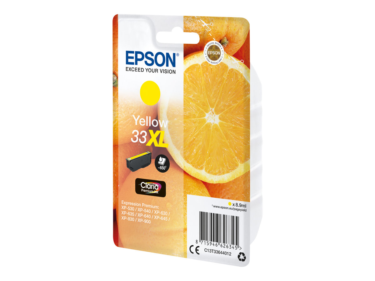 Tinteiro Epson 33XL Amarelo Original 8.9 ml - Imagem 2