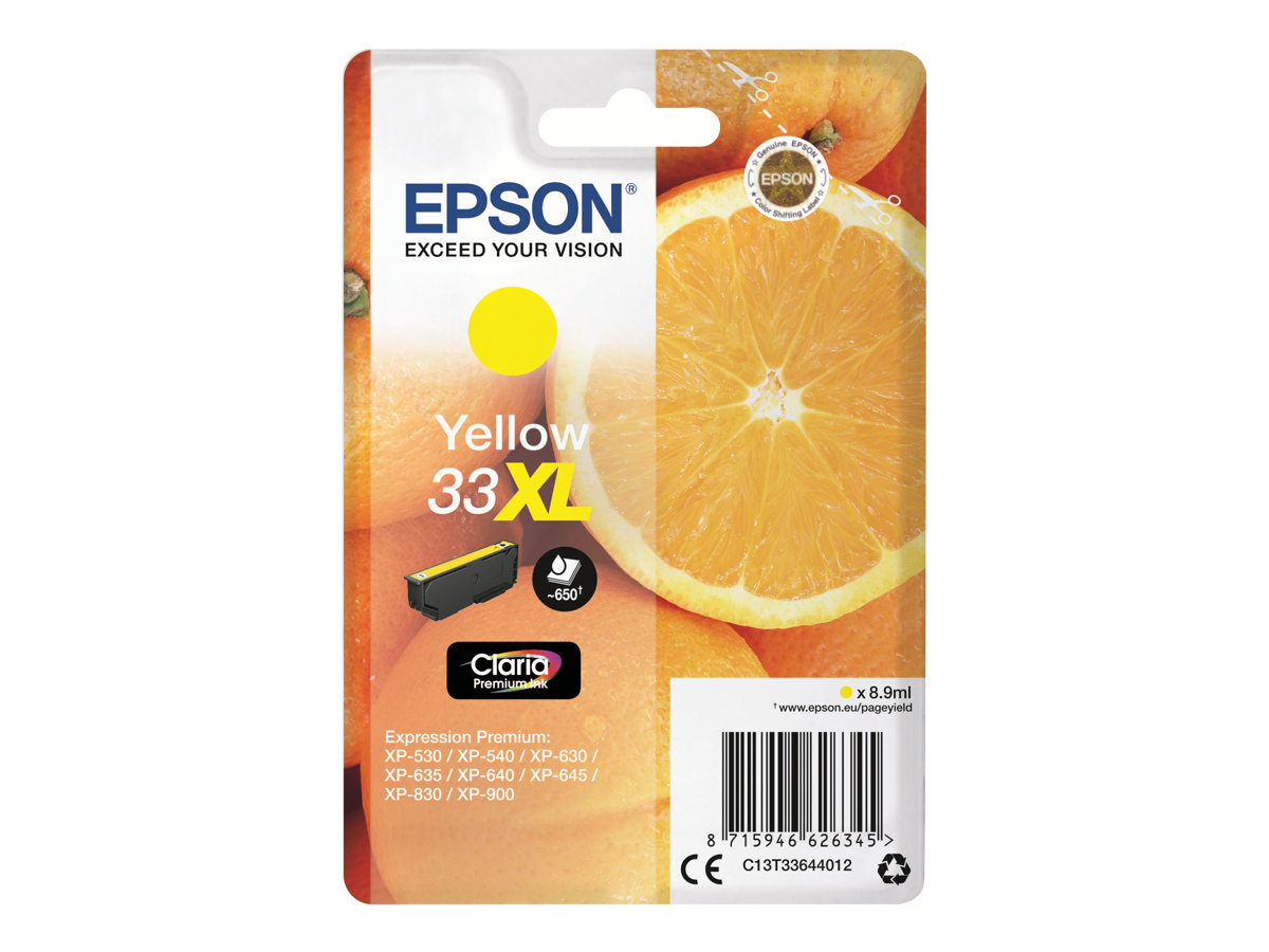 Tinteiro Epson 33XL Amarelo Original 8.9 ml - Imagem 4