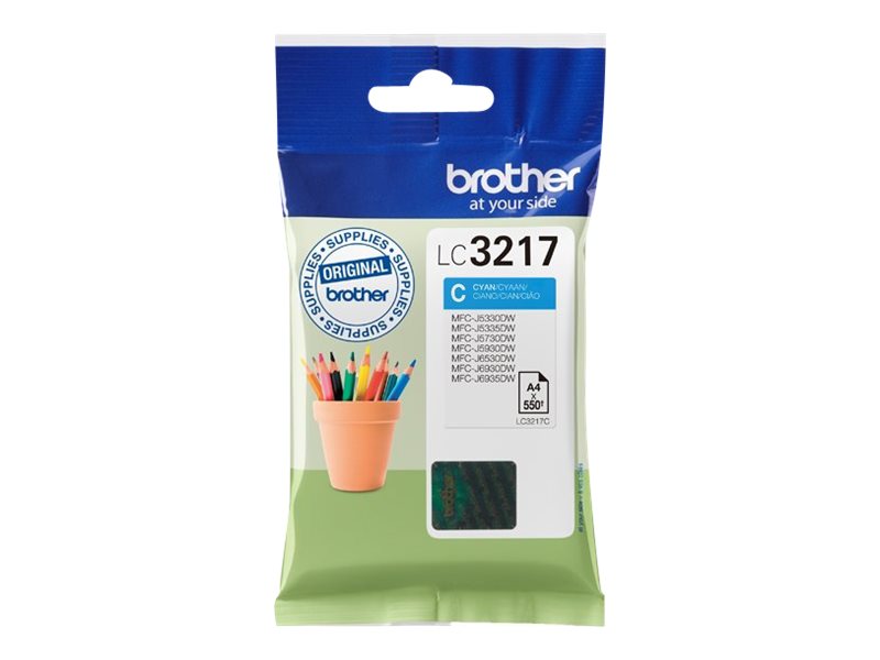 Tinteiro Brother LC3217C Ciano Original
