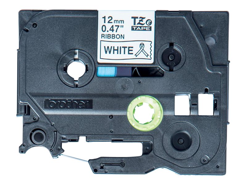 Fita Brother TZe-R231 Preto em Branco 12 mm - Imagem 2