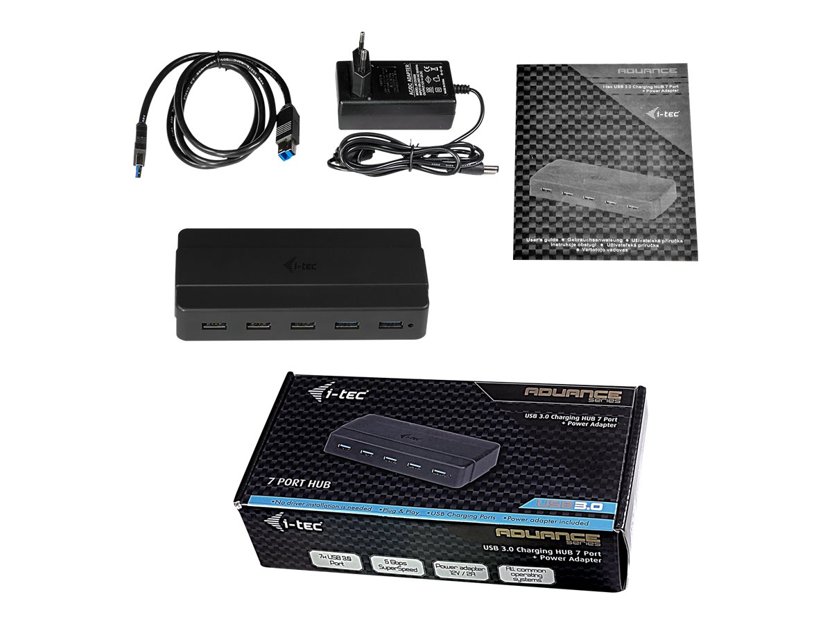 Concentrador USB i-Tec com Carregamento 7 Portas USB 3.0 - Imagem 3