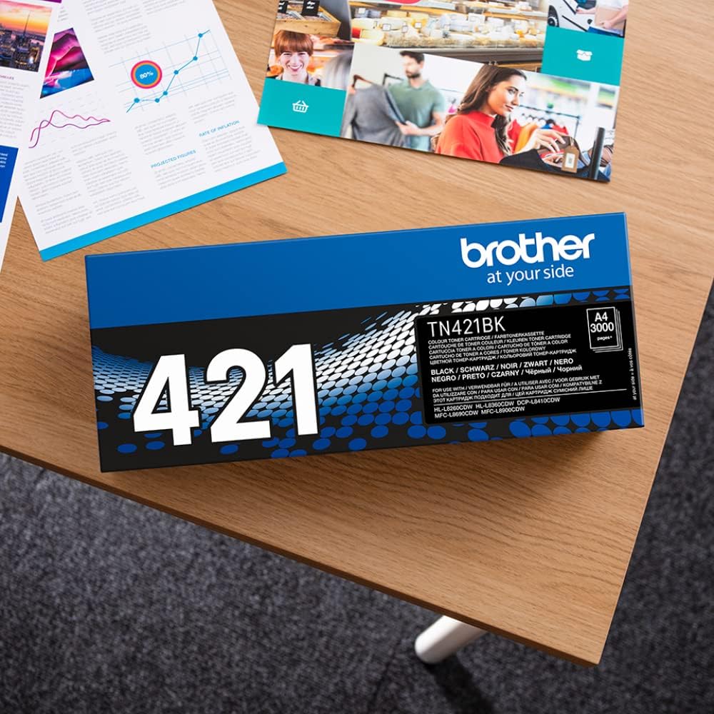 Cartucho de Toner Brother TN421BK Preto Original - Imagem 9