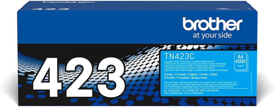 Cartucho de Toner Brother TN423C Cyan Alto Rendimento Original