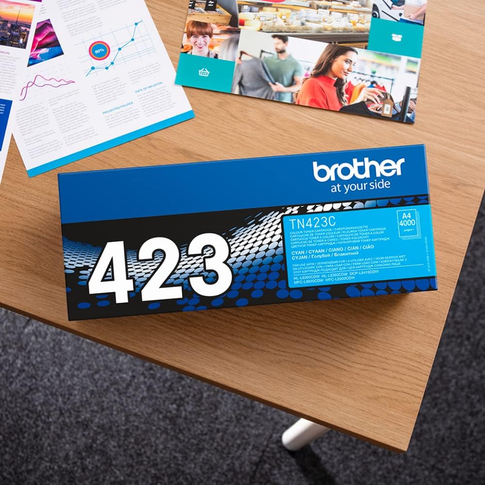 Cartucho de Toner Brother TN423C Cyan Alto Rendimento Original - Imagem 9