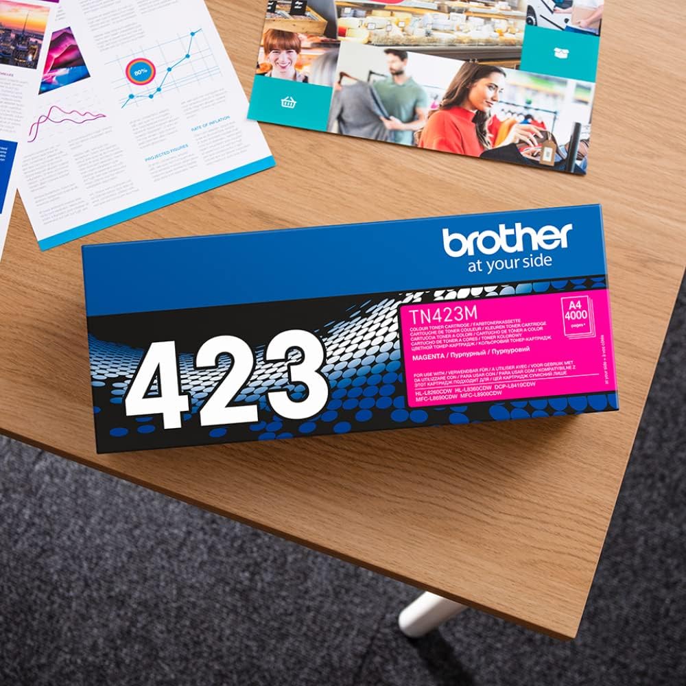 Cartucho de Toner Brother TN423M Magenta Original - Imagem 5