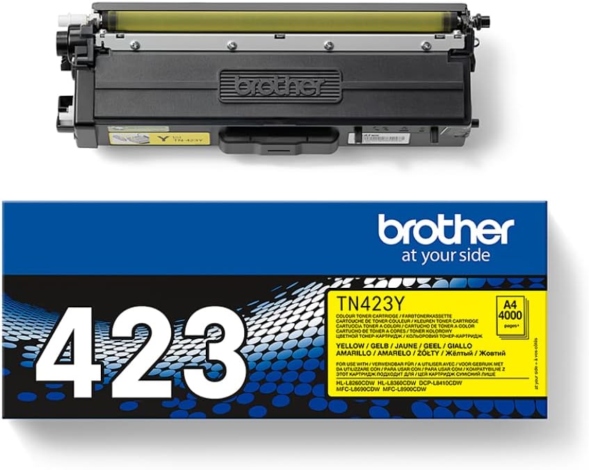 Cartucho de Toner Brother TN423Y Amarelo Original Alta Capacidade - Imagem 3