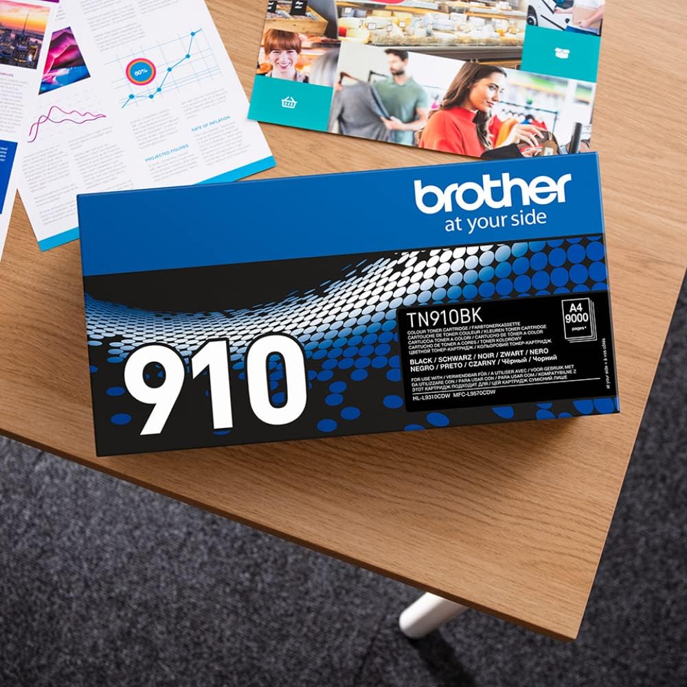 Cartucho de Toner Brother TN910BK Preto Ultra Jumbo Original - Imagem 9