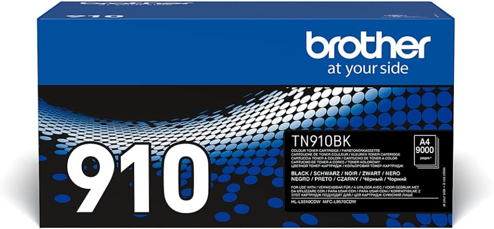Cartucho de Toner Brother TN910BK Preto Ultra Jumbo Original