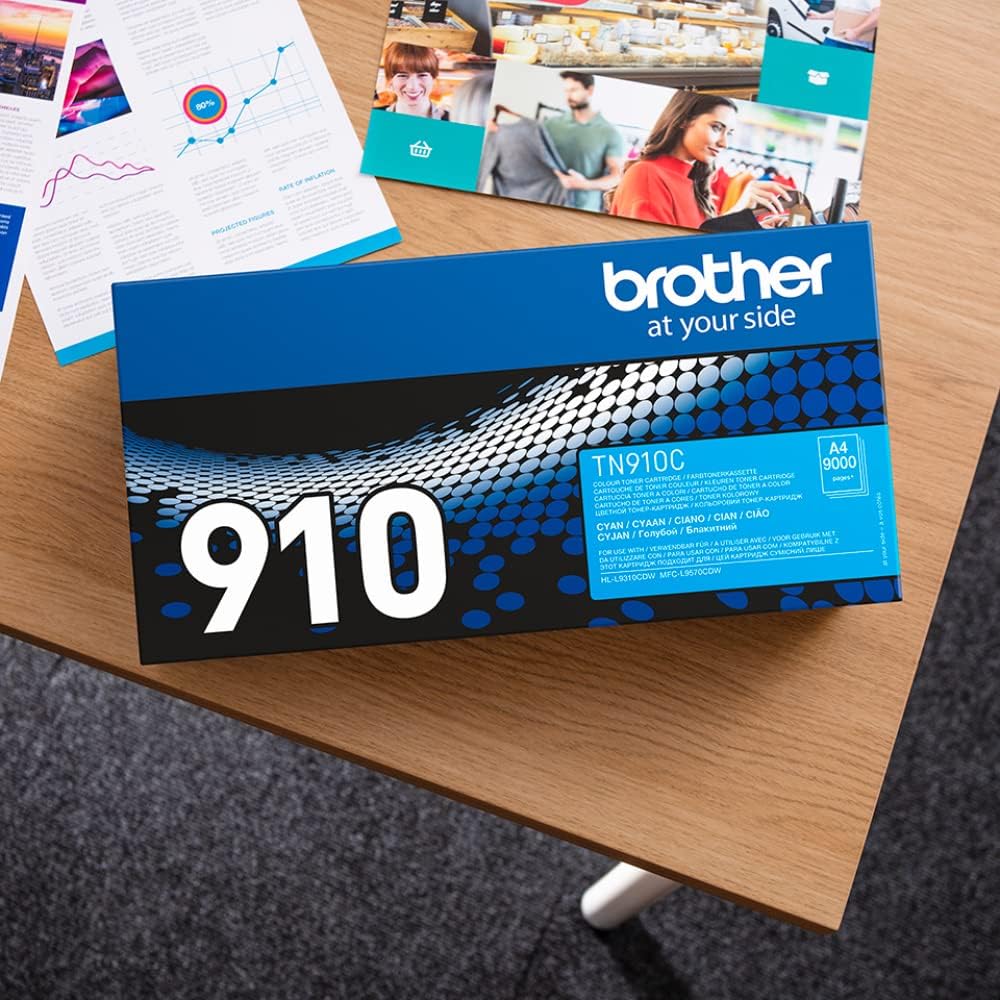 Toner Brother TN910C Ciano Ultra Jumbo - Imagem 9