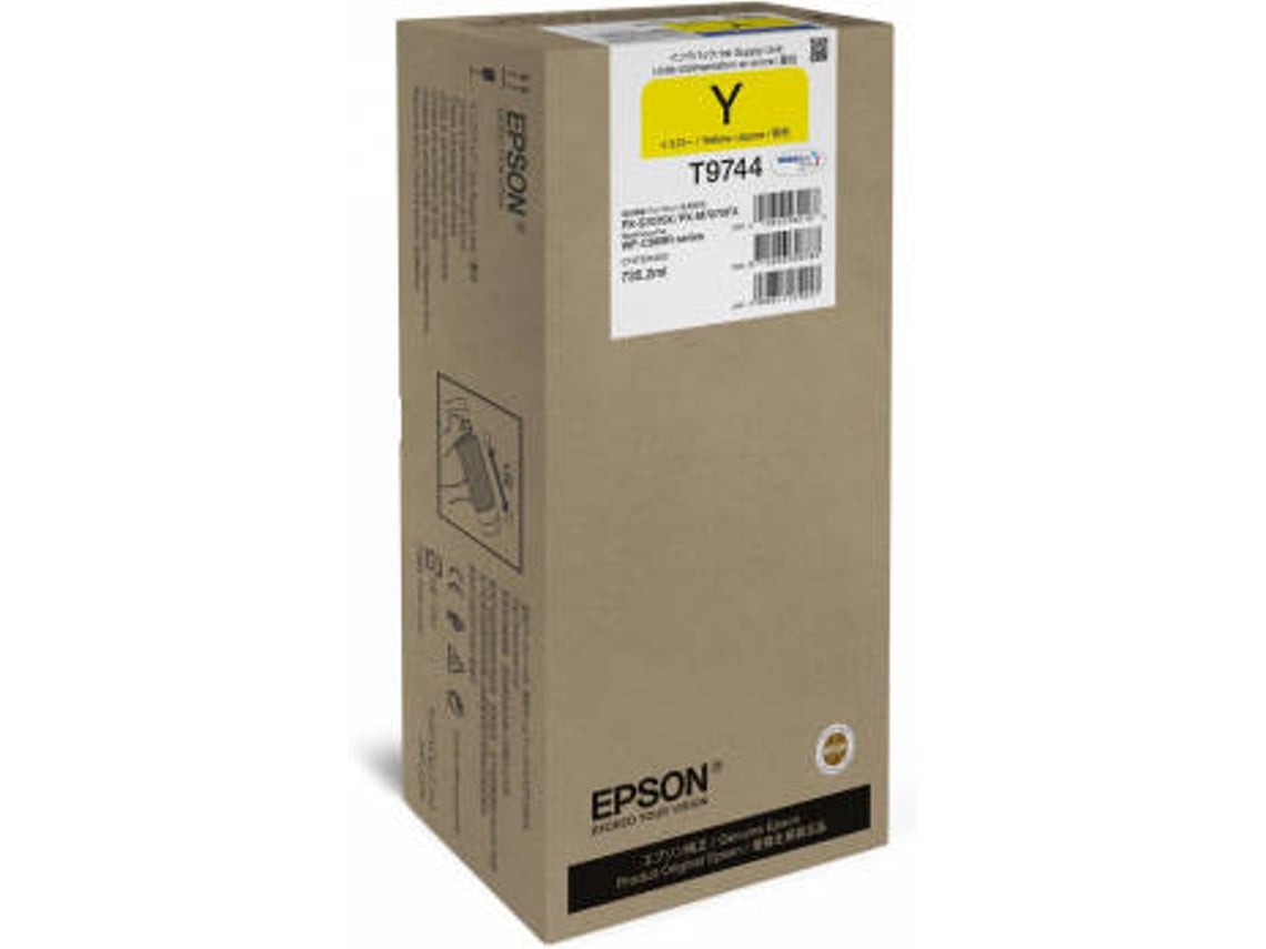 Tinteiro Epson T9744 Amarelo XXL - Imagem 1